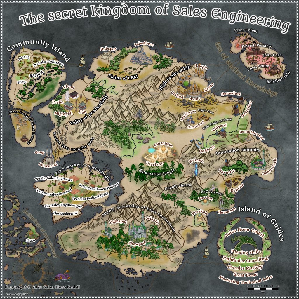 Sales Engineering Kingdom Fantasy Map